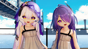 スワンちゃんと黄泉ちゃん