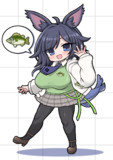 【skeb】デフォルメケモ耳オリキャラちゃん