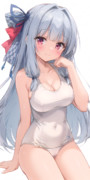 残暑白スクな葵ちゃん！