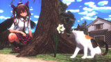 猫と烏天狗と春の喇叭
