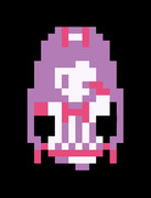 ドット絵 「らぁら」ポーズ (かしこま) ドラクエ4風