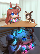 でかぬいブルボンとライス