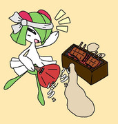 うなぎ焼いてるよ～