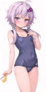 残暑スク水なゆかりさん！