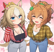 私服を含め似ているところが多い二人