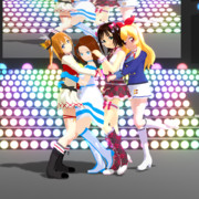 ステージでの撮影_バンダイ四天王アイドルシリーズ