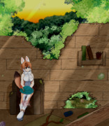 パーク崩壊後に再フレンズ化した副隊長