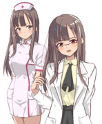 ナース本ゆかりちゃんと白衣本ゆかりちゃん
