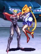 セーラームーン　アーケード　テスニー　掴み攻撃　リョナ