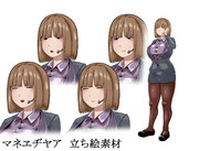 マネヱヂヤア　立ち絵