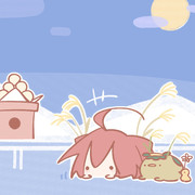 お団子に忍び寄るテトさん