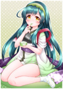 ずんだのアイスと東北ずん子さん