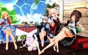 【今日のレア様】お菓子を食べながら 楽しむレア様と…♡