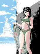 暑くて蒸れちゃった