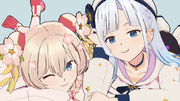 しゅおりり！【第2回しゅおりり投稿祭】【赤と青の静画博】