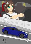 彼女の愛車はBRZ