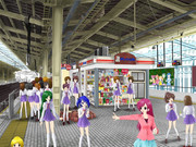 新大阪駅の新幹線ホーム