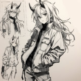 爾詩鬼絵 Nishiki-e of Oni