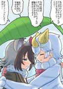 慰めてくれるシロヘラコウモリ