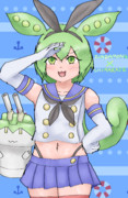 島風衣装のずんだもん