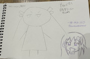 キルミーベイベー展行った時に描いたイラスト