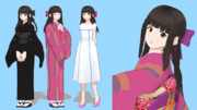 【ゲ謎MMD】たみ式龍賀沙代Ver1.01【モデル配布】