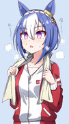 トレーニング中のザリオちゃん