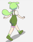 ずんだもんの歩き