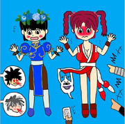 ういくろ　カンフーコスプレ