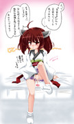 【らくがきりたん】足袋を見せてくれるきりたん