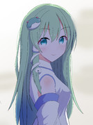 東風谷早苗秋っぽいイラスト
