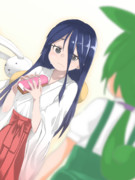 うさぎさん、スマホを貸して欲しいのだ