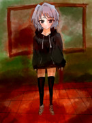 少女 in 教室