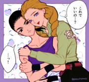 写真撮影中の五飛とサリィ