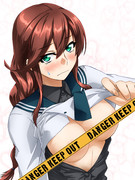 恥ずかしそうな顔でおっぱい見せてくれる能代