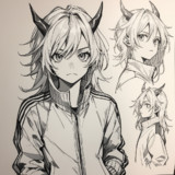 爾詩鬼絵 Nishiki-e of Oni