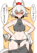 なぜかご機嫌斜めな犬走さん