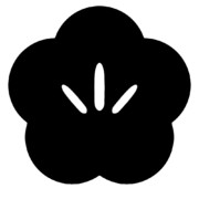 【素材】梅ツ・和柄・透過・シルエット【フリー素材処くらげや】