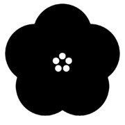 【素材】梅ア・和柄・透過・シルエット【フリー素材処くらげや】