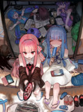 琴葉姉妹と七輪秋刀魚