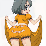 はっぴぃはろうぃんですお菓子をもらえないといたずらしますよぉ
