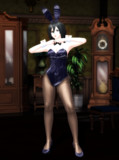 【MMD】ミカサバニー、ミッドナイトブルー