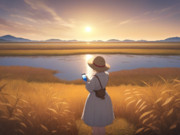 釧路湿原を旅するジータちゃん