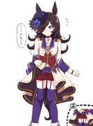 初めてライブ衣装に袖を通したライス