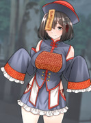 キョンシーコスな羽黒