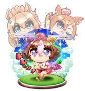 ジオラマフィギュア風トレーニングドトウ（エモバージョン）