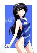 水着姿の麻子さん