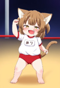 よだれ淫乱ブル猫！「ポコチンとおまんちょはなかよち！」「チンポコとおまんちょはマブダチ！」