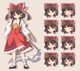 博麗霊夢　立ち絵素材V2