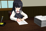 執務中